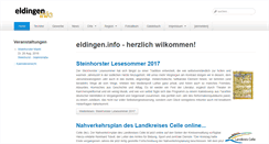 Desktop Screenshot of eldingen.info