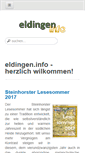 Mobile Screenshot of eldingen.info