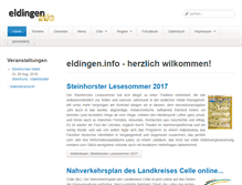 Tablet Screenshot of eldingen.info